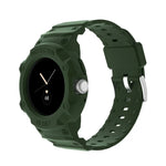 Pulseira Elástica Ajustável Integrada em TPU JUNSUNMAY para Google Pixel Watch