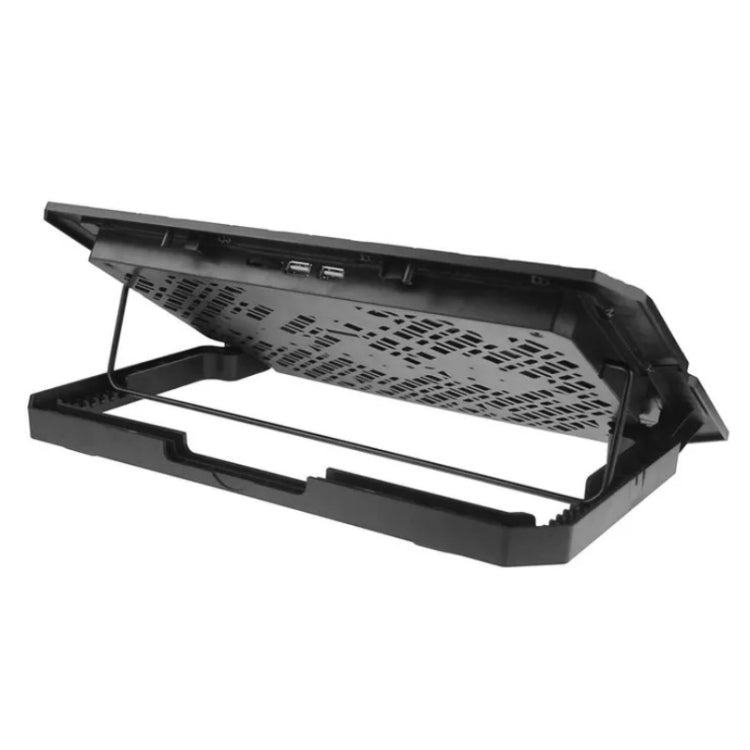 X5 Suporte Refrigerador para Portátil com 5 Ventoinhas Silenciosas, 7 Níveis de Altura Ajustável, X5