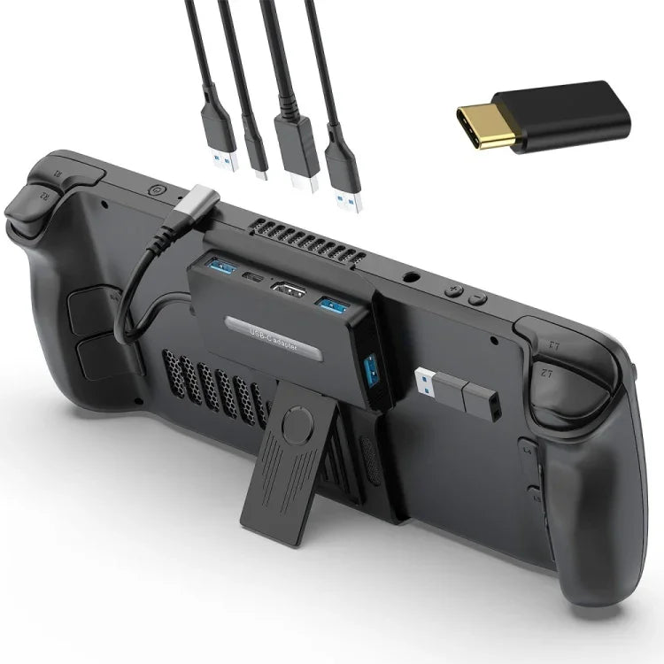 V266 Estação de Acoplamento 5 em 1 para Steam Deck Base de Carregamento Suporte 4K/60Hz USB3.0, V266 5 em 1