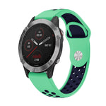 22mm Sports Breathable Silicone Watch Band, For Garmin Fenix 6 GPS, For Garmin Fenix 6 Pro GPS, For Garmin Fenix 6 Sapphire GPS, For Garmin Fenix 5