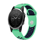 22mm Sports Breathable Silicone Watch Band, For Garmin Fenix 6 GPS, For Garmin Fenix 6 Pro GPS, For Garmin Fenix 6 Sapphire GPS, For Garmin Fenix 5