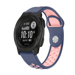 22mm Sports Breathable Silicone Watch Band, For Garmin Instinct, For Garmin Descent G1