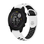 22mm Sports Breathable Silicone Watch Band, For Garmin Instinct, For Garmin Descent G1