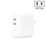 Carregador Dual Port 35W PD3.0 USB-C / Type-C para Série iPhone / iPad, Ficha US, Ficha UE