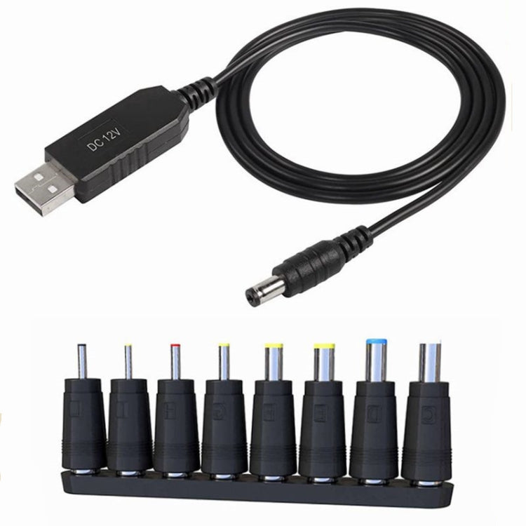 Adaptador conversor de cabo USB DC 5V para 12V, DC 5V para 12V