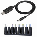 Adaptador conversor de cabo USB DC 5V para 12V, DC 5V para 12V