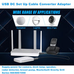 Adaptador conversor de cabo USB DC 5V para 12V, DC 5V para 12V