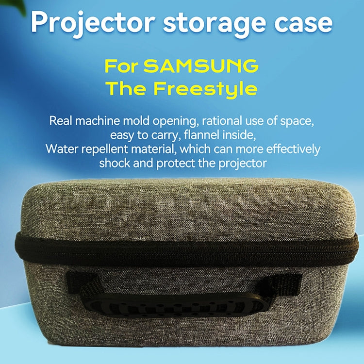 Estojo de Transporte para Projetor Portátil Samsung Freestyle, Bolsa de Proteção, Estojo de Armazenamento