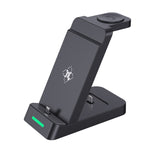 Suporte de Carregamento Sem Fios 3 em 1 18W B20 para iPhone e Apple Watch Series, B20 para Apple