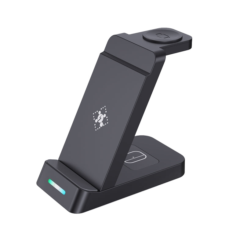 Carregador Sem Fios Qi B20A 15W Suporte de Carregamento Compatível com iPhone iWatch Airpods, B20A para Apple