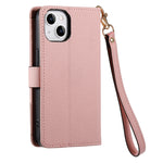 Capa de Telefone em Pele com Cordão e Fecho de Zíper Love, Para iPhone 14 Pro Max, Para iPhone 7 / 8 / SE 2022, Para iPhone 13 Pro Max, Para iPhone 13 Pro, Para iPhone 13, Para iPhone 12 / 12 Pro, Para iPhone 12 Pro Max, Para iPhone 11 Pro Max