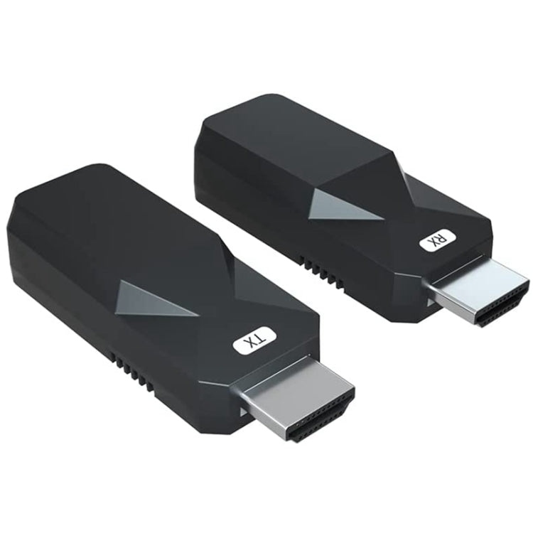 Extensor HDMI 165ft Áudio Vídeo 1080P por Cabo Ethernet Cat5 Cat6 Transmissão de Sinal Sem Perdas Adaptador de Extensão HDMI de Longa Distância