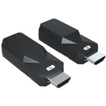 Extensor HDMI 165ft Áudio Vídeo 1080P por Cabo Ethernet Cat5 Cat6 Transmissão de Sinal Sem Perdas Adaptador de Extensão HDMI de Longa Distância