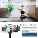 Microfone Lapela Sem Fios para Telemóvel Android e Computador com Recetor USB-C / Tipo-C, Um por Um, Um por Dois