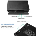 Leitor de CD Portátil Externo USB 3.0 para Notebook e Desktop BT638, Gravador de CD-RW Óptico, BT638