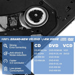 Leitor de CD Portátil Externo USB 3.0 para Notebook e Desktop BT638, Gravador de CD-RW Óptico, BT638