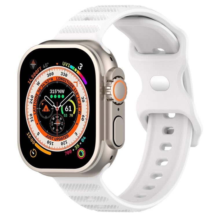 Reverse Buckle Dot Texture Silicone Watch Band, For Apple Watch Ultra 49mm, For Apple Watch 8 41mm, For Apple Watch 8 45mm, For Apple Watch SE 2022 40mm