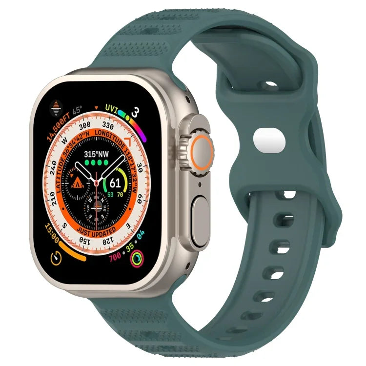 Pulseira de Silicone com Textura de Pontos e Fivela Invertida, Para Apple Watch 38mm