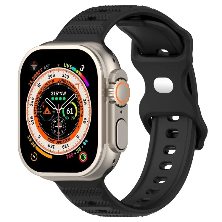 Pulseira de Silicone com Textura de Pontos e Fivela Invertida, Para Apple Watch 38mm