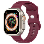 Pulseira de Silicone com Textura de Pontos e Fivela Invertida, Para Apple Watch 38mm