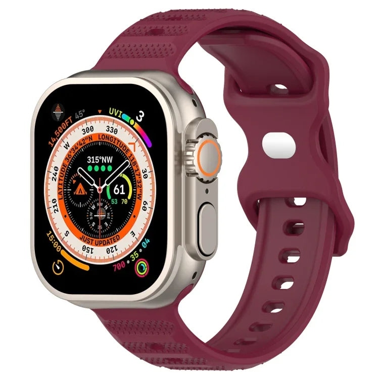 Pulseira de Silicone com Textura de Pontos e Fivela Invertida, Para Apple Watch 38mm