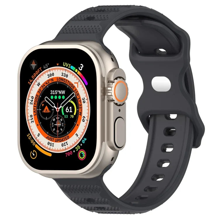 Pulseira de Silicone com Textura de Pontos e Fivela Invertida, Para Apple Watch 38mm