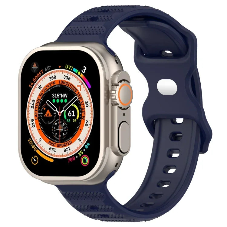 Pulseira de Silicone com Textura de Pontos e Fivela Invertida, Para Apple Watch 38mm