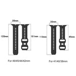 Pulseira de Silicone com Textura de Pontos e Fivela Invertida, Para Apple Watch 38mm