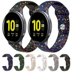 Correia de Relógio em Silicone com Fivela e Pontos Arco-íris Desportiva, Para Samsung Galaxy Watch 4 40mm / 44mm, Para Samsung Galaxy Watch 4 Classic 42mm / 46mm