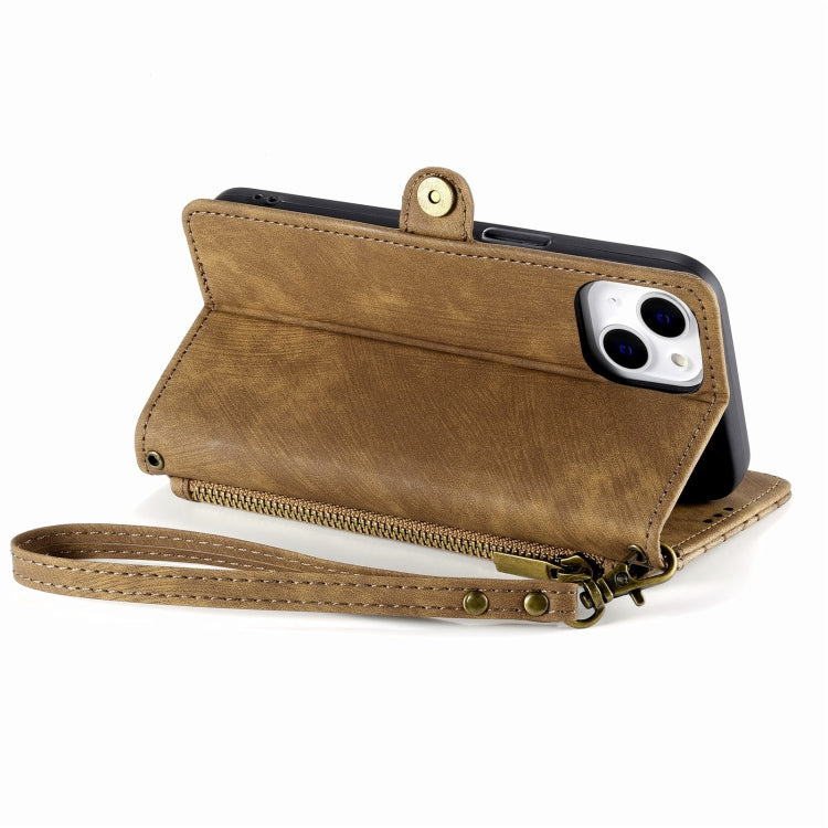 Capa de Telemóvel em Pele com Fecho Lateral e Carteira com Zíper Geométrico, Para iPhone 11, Para iPhone 11 Pro, Para iPhone X / XS, Para iPhone XR, Para iPhone XS Max, Para iPhone 7 Plus / 8 Plus, Para iPhone 6 Plus / 6s Plus, Para iPhone 6 / 6s