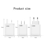 Carregador de Carregamento Super Rápido USB 120W, Ficha UE, Ficha US, Ficha UK
