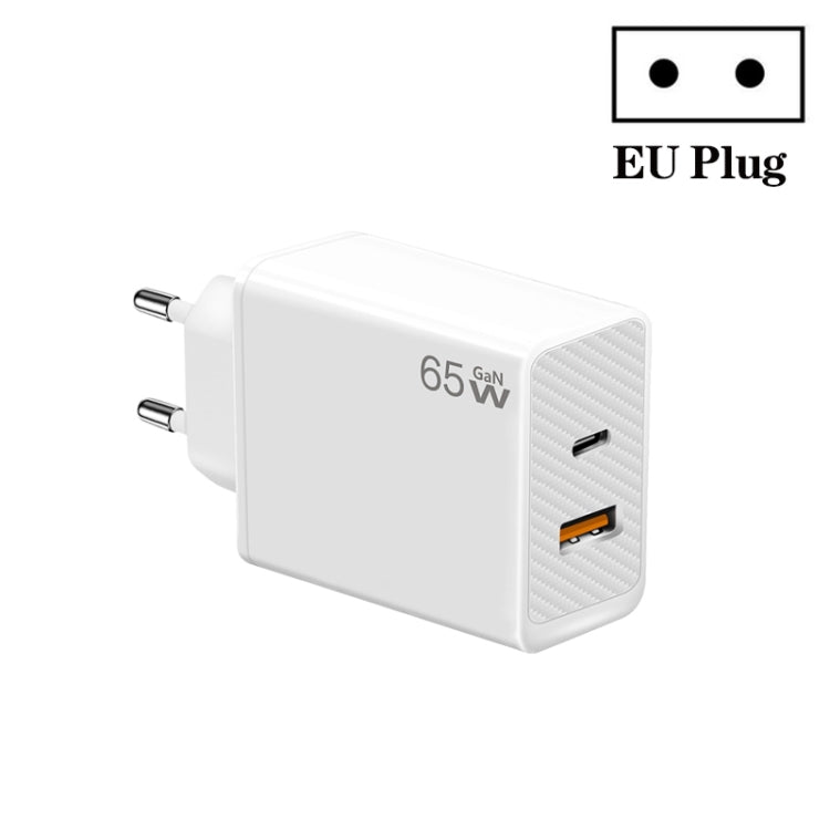 Adaptador Notebook GaN PD48W Type-C PD3.0 + USB3.0 para Série MacBook, Ficha EU, Ficha EU