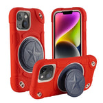 Shield PC Hybrid Silicone Phone Case, For iPhone 14, For iPhone 14 Pro Max, For iPhone 13 Pro Max, For iPhone 13