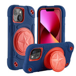 Shield PC Hybrid Silicone Phone Case, For iPhone 14, For iPhone 14 Pro Max, For iPhone 13 Pro Max, For iPhone 13