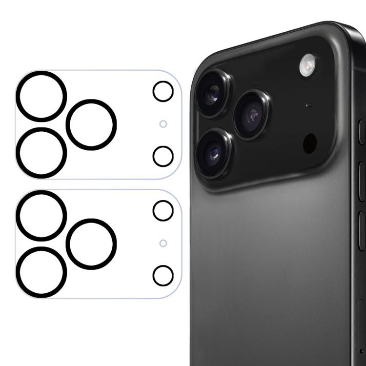 2pcs ENKAY Hat-Prince 9H Rear Camera Lens Tempered Glass Film, For iPhone 18 Pro, For iPhone 18 Pro Max, For iPhone 17 Pro Max, For iPhone 17 Pro, For iPhone 17, For iPhone Air, For iPhone 16 Pro / 16 Pro Max, For iPhone 16 / 16 Plus                   ...