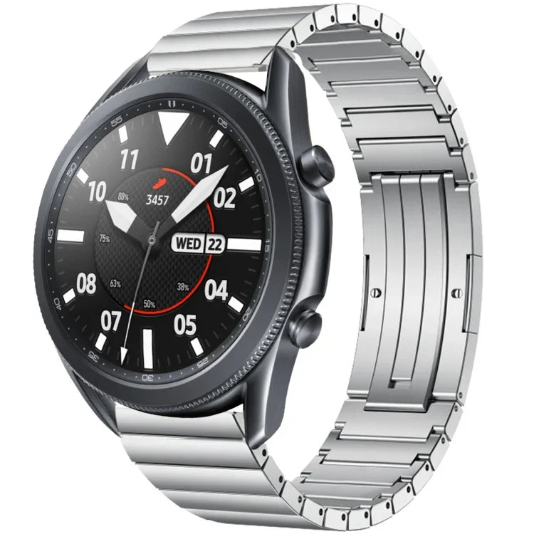 Correia de Relógio em Liga de Titânio com Uma Conta, para Samsung Galaxy Watch 3 45mm, para Samsung Gear S3 Classic, para Samsung Gear S3 Frontier, para Samsung Galaxy Watch 46mm, para Samsung Galaxy Watch 42mm
