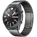 Correia de Relógio em Liga de Titânio com Uma Conta, para Samsung Galaxy Watch 3 45mm, para Samsung Gear S3 Classic, para Samsung Gear S3 Frontier, para Samsung Galaxy Watch 46mm, para Samsung Galaxy Watch 42mm