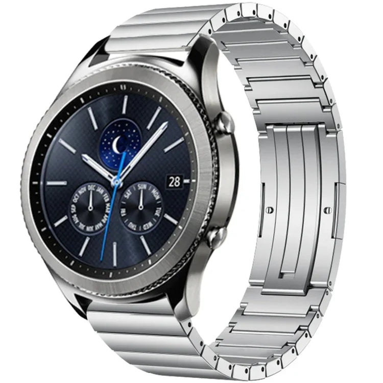 Correia de Relógio em Liga de Titânio com Uma Conta, para Samsung Galaxy Watch 3 45mm, para Samsung Gear S3 Classic, para Samsung Gear S3 Frontier, para Samsung Galaxy Watch 46mm, para Samsung Galaxy Watch 42mm