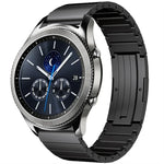 Correia de Relógio em Liga de Titânio com Uma Conta, para Samsung Galaxy Watch 3 45mm, para Samsung Gear S3 Classic, para Samsung Gear S3 Frontier, para Samsung Galaxy Watch 46mm, para Samsung Galaxy Watch 42mm