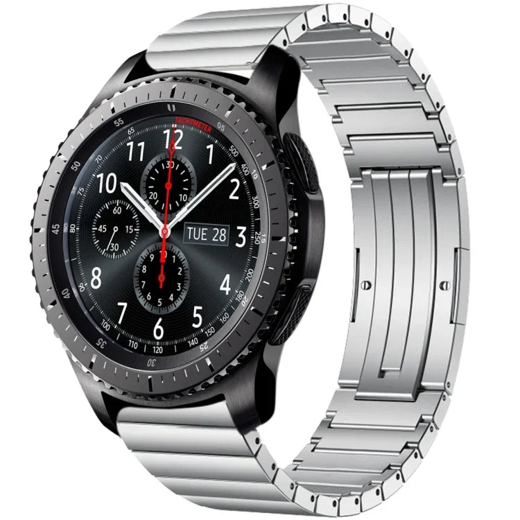 Correia de Relógio em Liga de Titânio com Uma Conta, para Samsung Galaxy Watch 3 45mm, para Samsung Gear S3 Classic, para Samsung Gear S3 Frontier, para Samsung Galaxy Watch 46mm, para Samsung Galaxy Watch 42mm