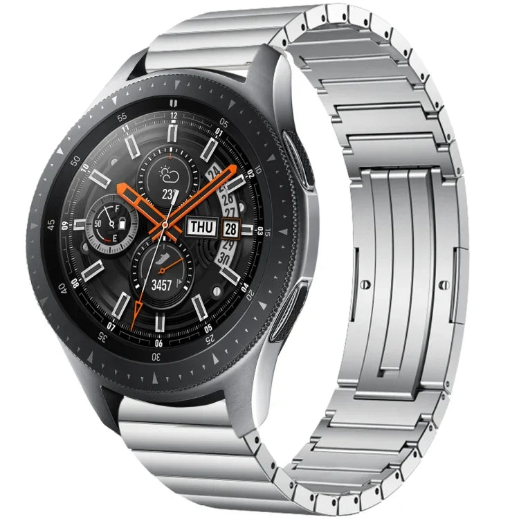 Correia de Relógio em Liga de Titânio com Uma Conta, para Samsung Galaxy Watch 3 45mm, para Samsung Gear S3 Classic, para Samsung Gear S3 Frontier, para Samsung Galaxy Watch 46mm, para Samsung Galaxy Watch 42mm