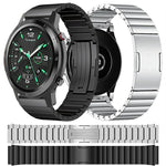 Correia de Relógio em Liga de Titânio com Uma Conta, para Samsung Galaxy Watch 3 45mm, para Samsung Gear S3 Classic, para Samsung Gear S3 Frontier, para Samsung Galaxy Watch 46mm, para Samsung Galaxy Watch 42mm