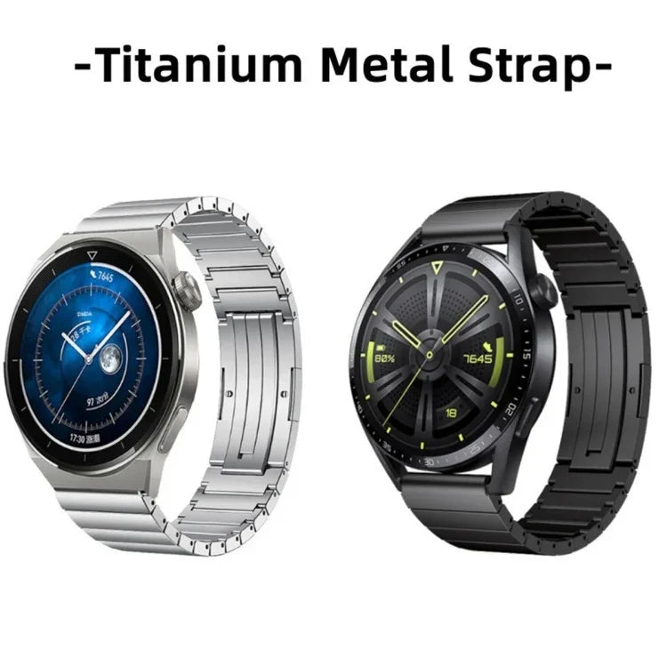 Correia de Relógio em Liga de Titânio com Uma Conta, para Samsung Galaxy Watch 3 45mm, para Samsung Gear S3 Classic, para Samsung Gear S3 Frontier, para Samsung Galaxy Watch 46mm, para Samsung Galaxy Watch 42mm