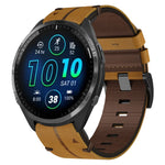 Leather Textured 22mm Watch Band, For Garmin Fenix E 47mm, For Garmin Fenix 8 MIP 47mm, For Garmin Fenix 8 AMOLED 47mm, For Garmin Fenix 7 Pro 47mm, For Garmin Epix Pro 47mm, For Garmin MARQ Athlete Gen 2, For Garmin MARQ Commander                     ...