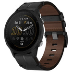 Leather Textured 22mm Watch Band, For Garmin Fenix E 47mm, For Garmin Fenix 8 MIP 47mm, For Garmin Fenix 8 AMOLED 47mm, For Garmin Fenix 7 Pro 47mm, For Garmin Epix Pro 47mm, For Garmin MARQ Athlete Gen 2, For Garmin MARQ Commander                     ...