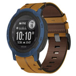Leather Textured 22mm Watch Band, For Garmin Fenix E 47mm, For Garmin Fenix 8 MIP 47mm, For Garmin Fenix 8 AMOLED 47mm, For Garmin Fenix 7 Pro 47mm, For Garmin Epix Pro 47mm, For Garmin MARQ Athlete Gen 2, For Garmin MARQ Commander                     ...