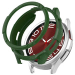 Anel Giratório + Capa Protetora TPU para Relógio, para Samsung Galaxy Watch 6 Classic 47mm, para Samsung Galaxy Watch 6 Classic 43mm