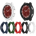 Anel Giratório + Capa Protetora TPU para Relógio, para Samsung Galaxy Watch 6 Classic 47mm, para Samsung Galaxy Watch 6 Classic 43mm