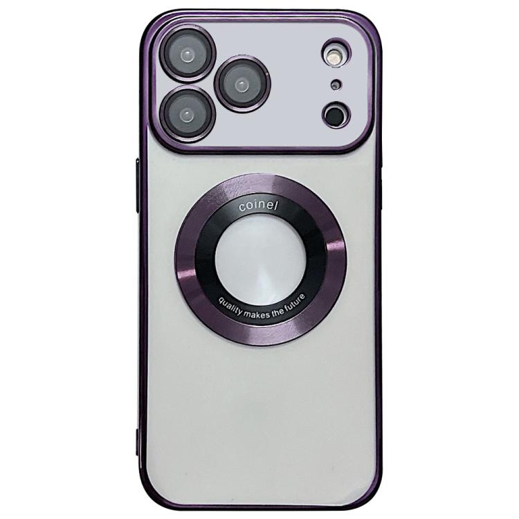 Capa para telemóvel TPU com MagSafe e acabamento eletroplated, Para iPhone 17e / 16e, Para iPhone 17 Pro Max, Para iPhone 17 Pro, Para iPhone 17, Para iPhone Air, Para iPhone 16 Pro Max