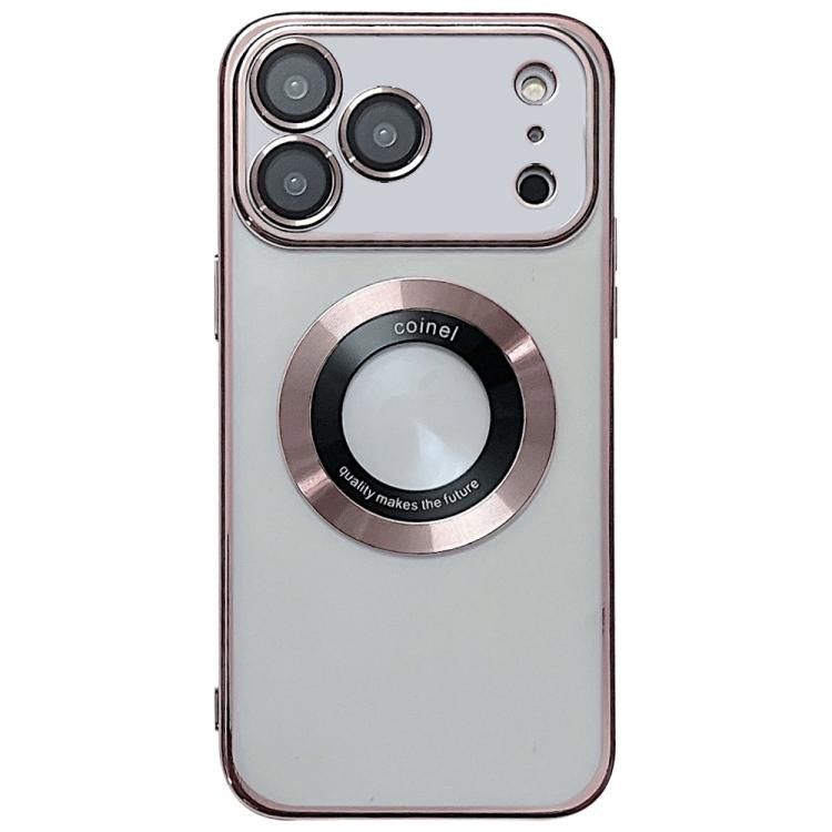 Capa para telemóvel TPU com MagSafe e acabamento eletroplated, Para iPhone 17e / 16e, Para iPhone 17 Pro Max, Para iPhone 17 Pro, Para iPhone 17, Para iPhone Air, Para iPhone 16 Pro Max